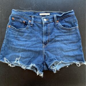 Levi's Blue Jean Shorts